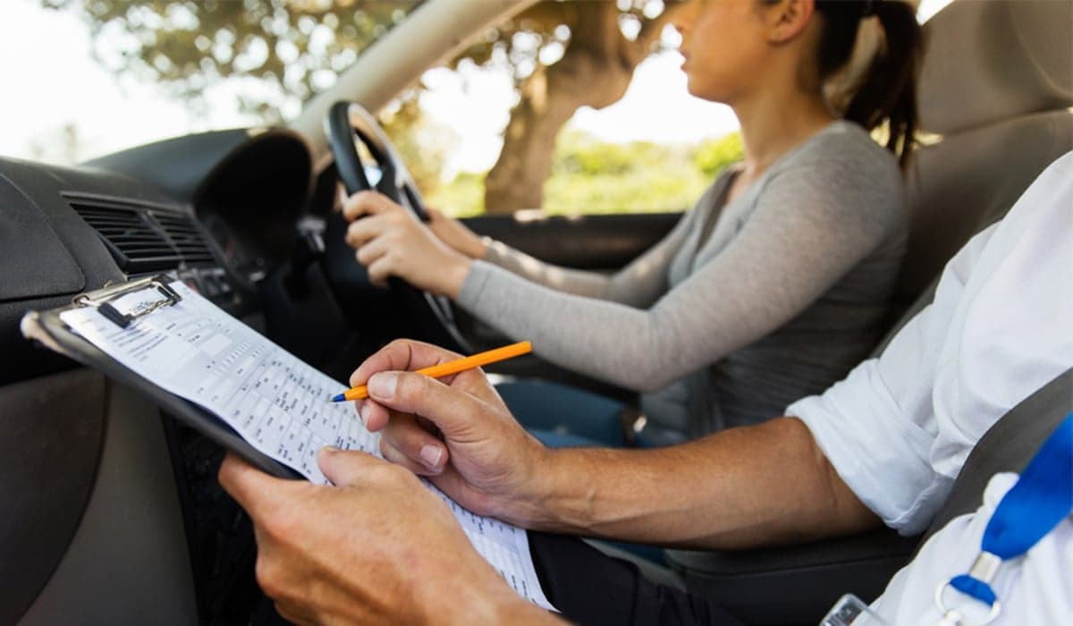 Driving Test Photo